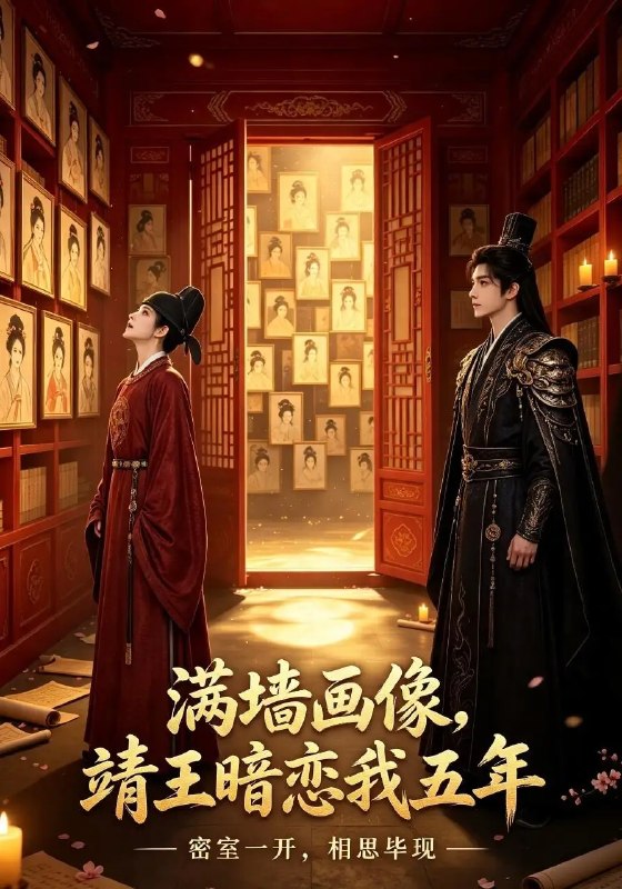满墙画像，靖王暗恋我五年&满墙画像靖王暗恋我五年（33集） AI短剧