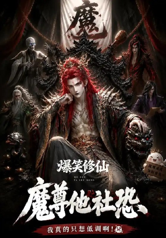 爆笑修仙，魔尊他社恐啊&爆笑修仙魔尊他社恐啊（90集）AI短剧
