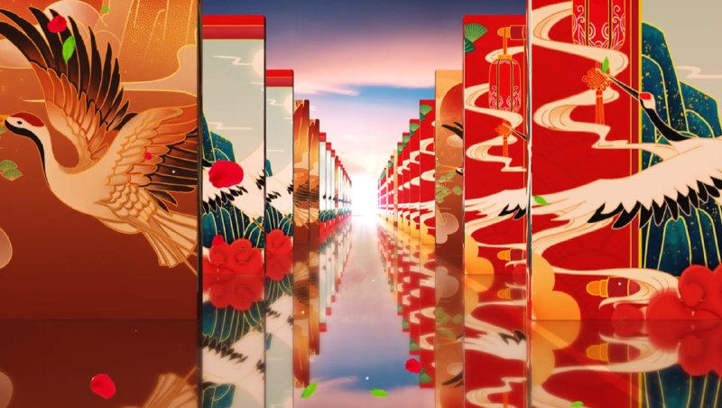 60款国潮古风背景（视频素材）