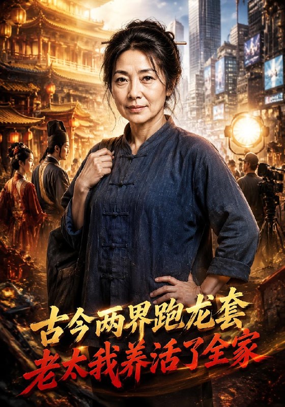 古今两界跑龙套老太我养活了全家 (118集) Ai短剧
