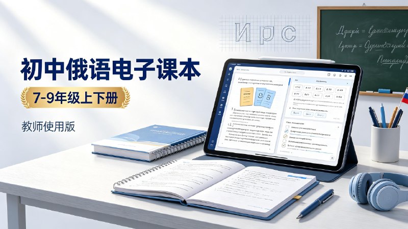 初中初中俄语(7-9年级上下册)教师使用电子课本