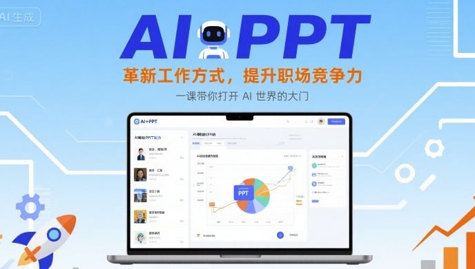 AI+PPT革新工作方式，提升职场竞争力，一课带你打开 AI 世界的大门