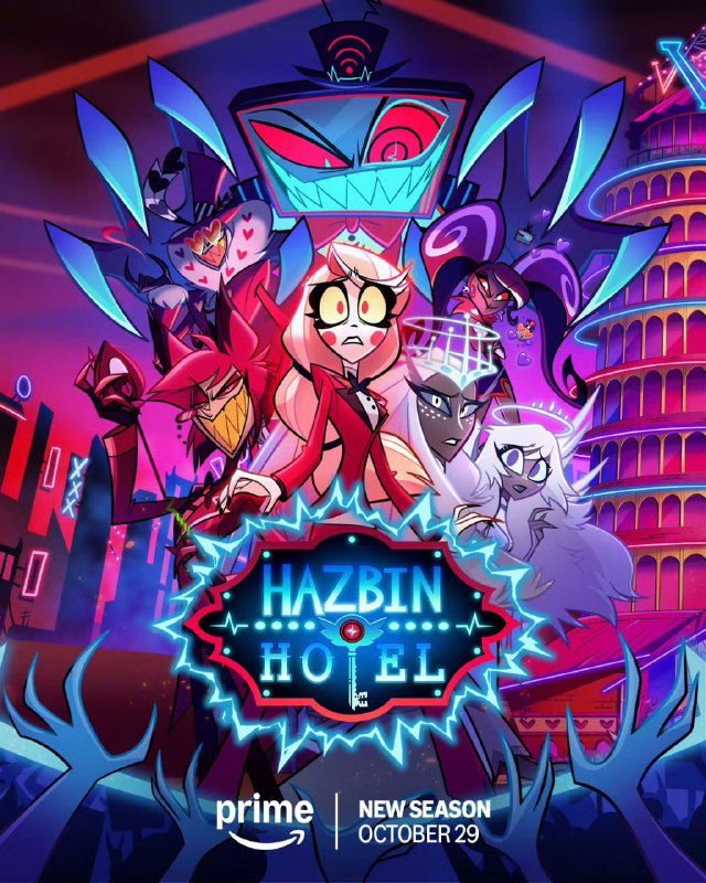 地狱客栈 第二季  Hazbin Hotel Season 2 (2025)  开播01-02，内嵌中英字幕 【动漫】【附第一季】