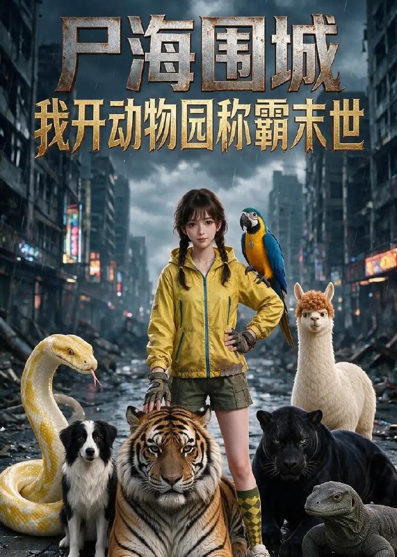 尸海围城我开动物园称霸末世（122集）AI短剧