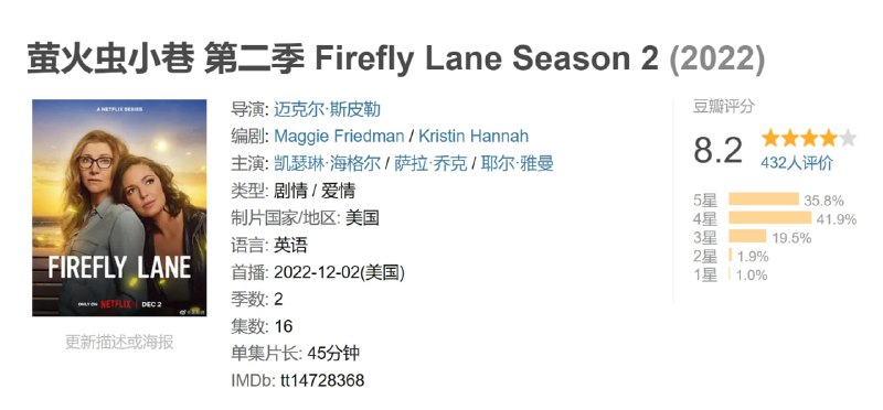 萤火虫小巷 第二季 Firefly Lane Season 2 (2022)