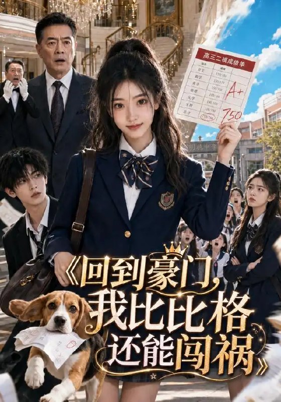 回到豪门，我比比格还能闯祸&回到豪门我比比格还能闯祸（91集）AI短剧