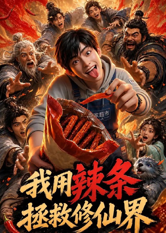 我用辣条拯救修仙界（92集）AI短剧