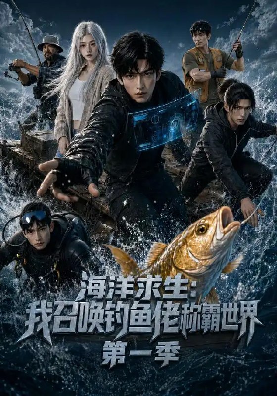 海洋求生我召唤钓鱼佬称霸世界第一季&海洋求生我召唤钓鱼佬称霸世界第一季（151集）AI短剧