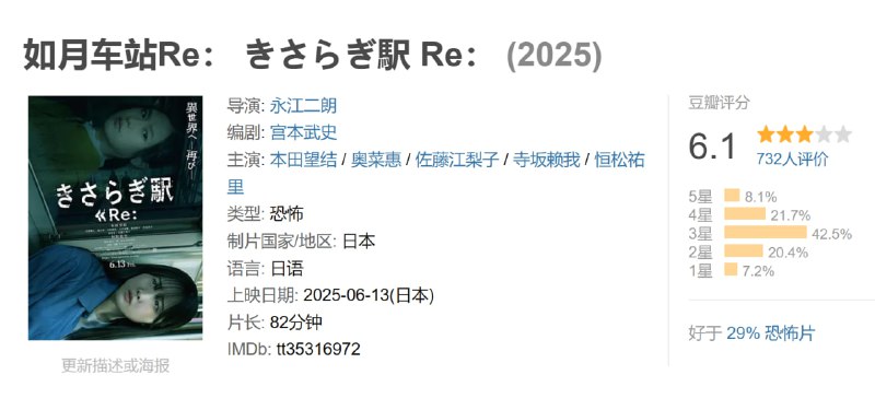 如月车站Re きさらぎ駅 Re (2025)