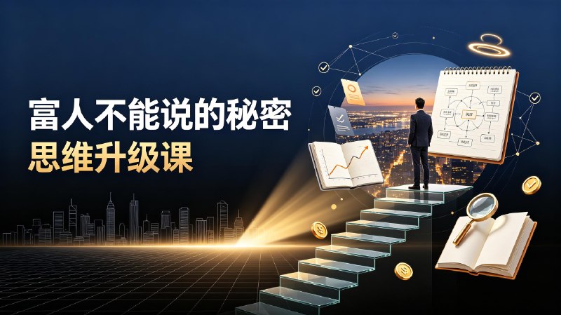 富人不能说的秘密，了解富人的心法，思考逻辑，让你脱贫跨越阶级的课
