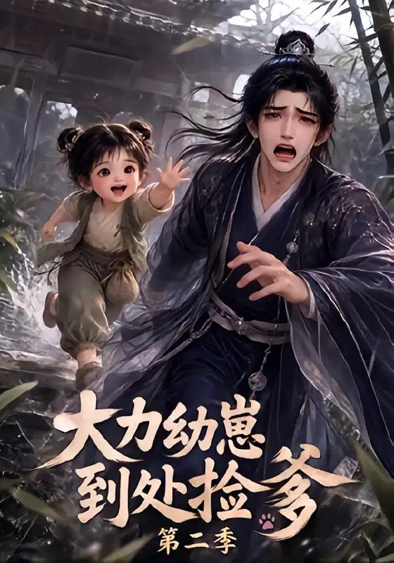 大力幼崽到处捡爹第二季（163集）AI短剧