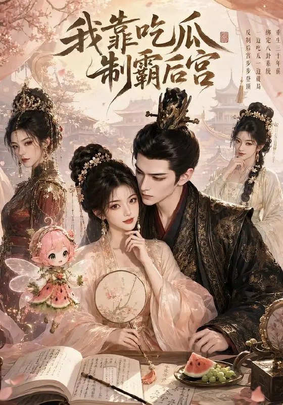 我靠吃瓜制霸后宫（60集）AI短剧