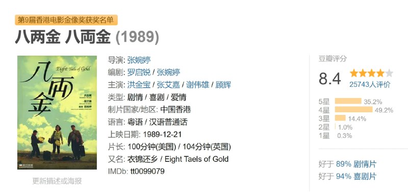 八两金 八両金 (1989)