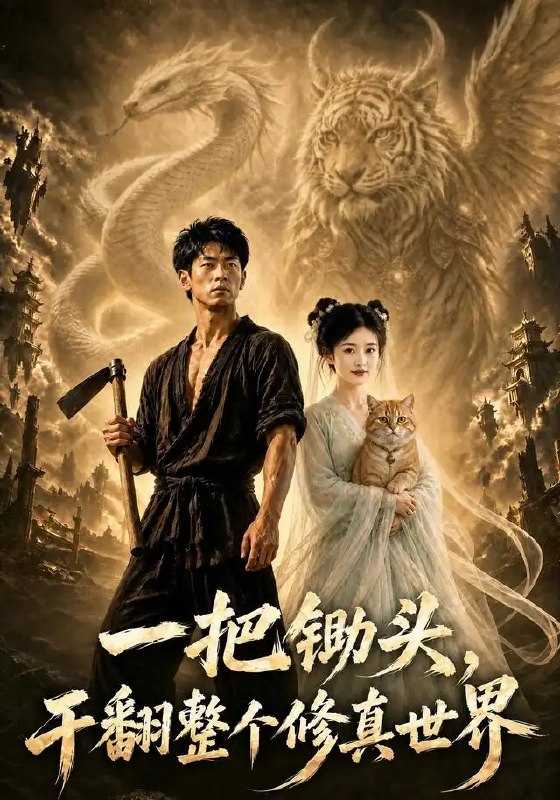 一把锄头，干翻整个修真世界&一把锄头干翻整个修真世界（62集）AI短剧