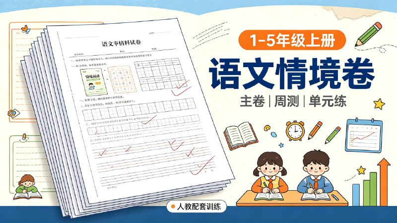 1-5上人教语文情境卷 主卷+周测小卷+一单元一练
