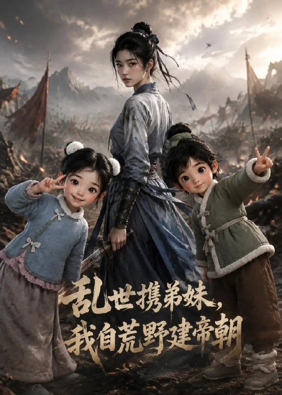 乱世携弟妹，我自荒野建帝朝&乱世携弟妹我自荒野建帝朝（129集）AI短剧