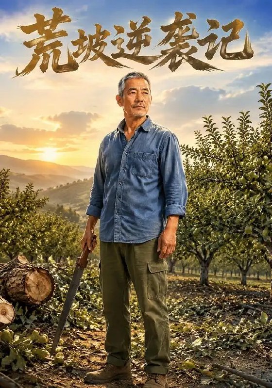 荒坡逆袭记(65集)AI短剧