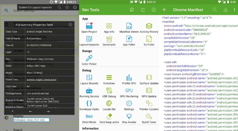 开发助手 v9.0.1 快速调试应用开发助手，查看手机软硬件相关信息
