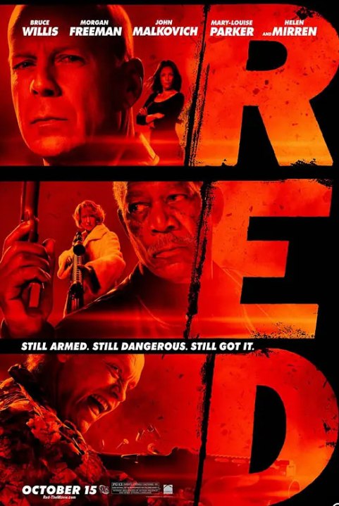 赤焰战场 Red (2010-2013) 2部合集 1080 国英双语