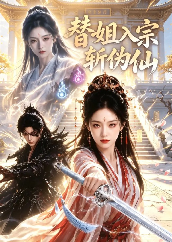 替姐入宗斩伪仙(80集)AI短剧