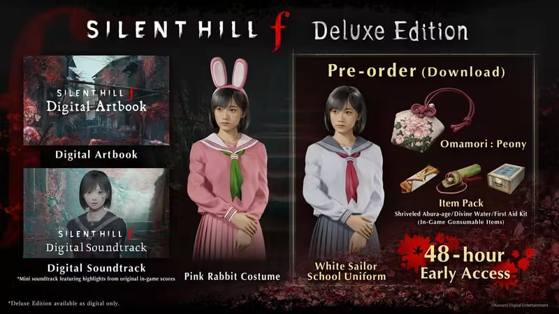 寂静岭F 豪华中文 Build.20599177+预购特典-恶天使の人间+全DLC+原声音乐+美术设定集