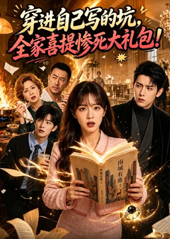 穿进自己写的坑，全家喜提惨死大礼包！&穿进自己写的坑全家喜提惨死大礼包（3集）AI短剧