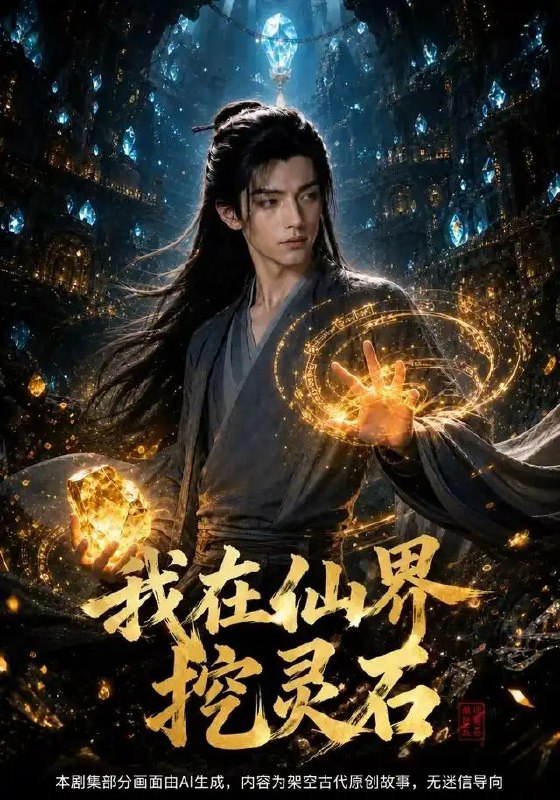 我在仙界挖灵石（69集）AI短剧