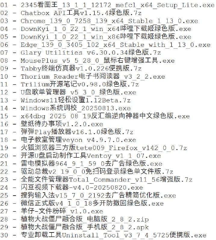 破解软件更新20250822期