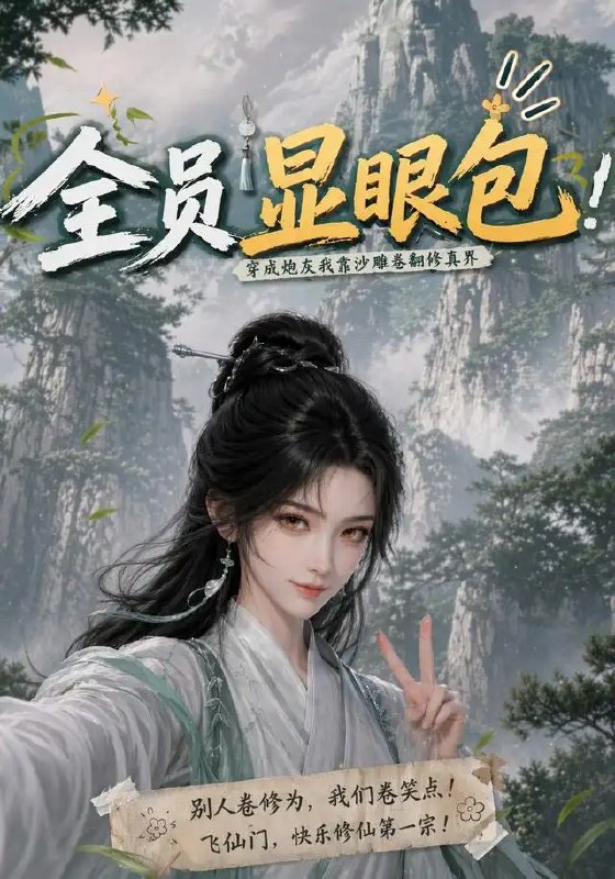全员显眼包!穿成炮灰我靠沙雕卷清修真界&全员显眼包穿成炮灰我靠沙雕卷清修真界(107集)AI短剧
