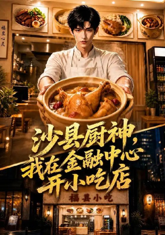 沙县厨神，我在金融中心开小吃店&沙县厨神我在金融中心开小吃店（75集） AI短剧