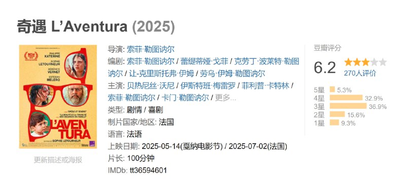 奇遇 L’Aventura (2025)