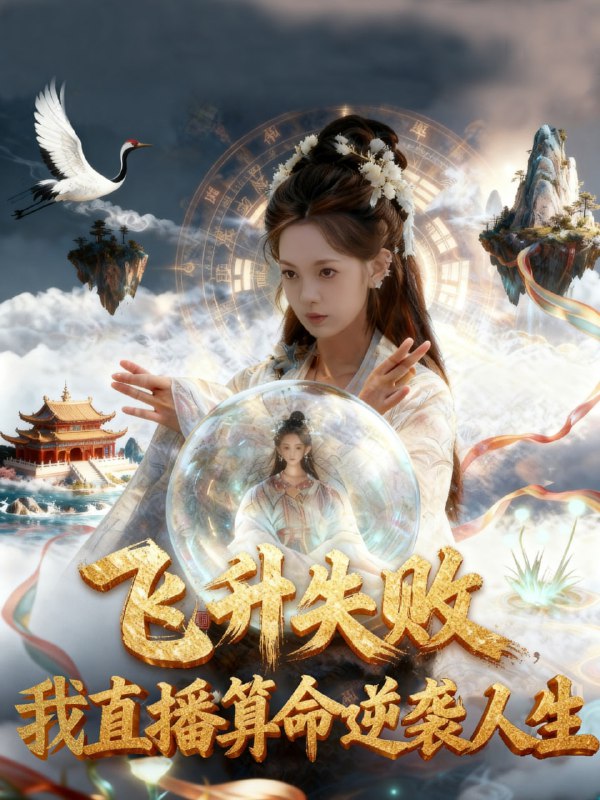 飞升失败我直播算命逆袭人生&飞升失败我直播算命爆火了（70集|短剧