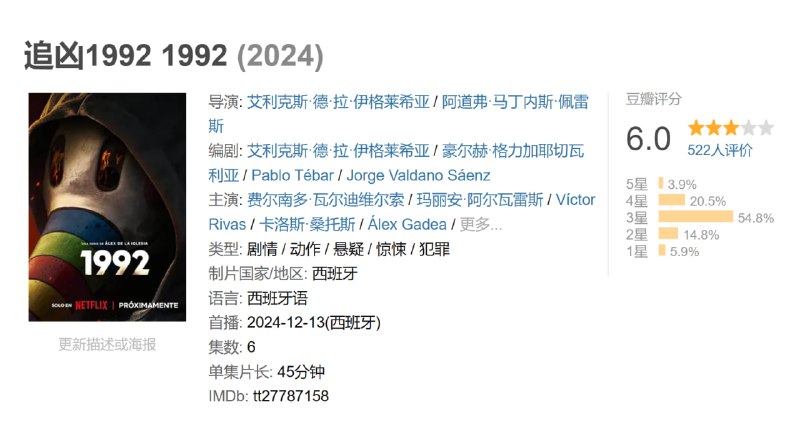 追凶1992 1992 (2024)