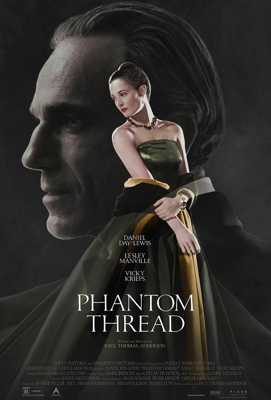 魅影缝匠 Phantom Thread (2017) 4K/2160p 原盘Remux 中文字幕 【78.20GB】已刮削