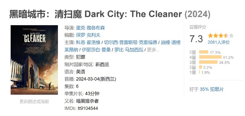 黑暗城市：清扫魔 Dark City: The Cleaner (2024)