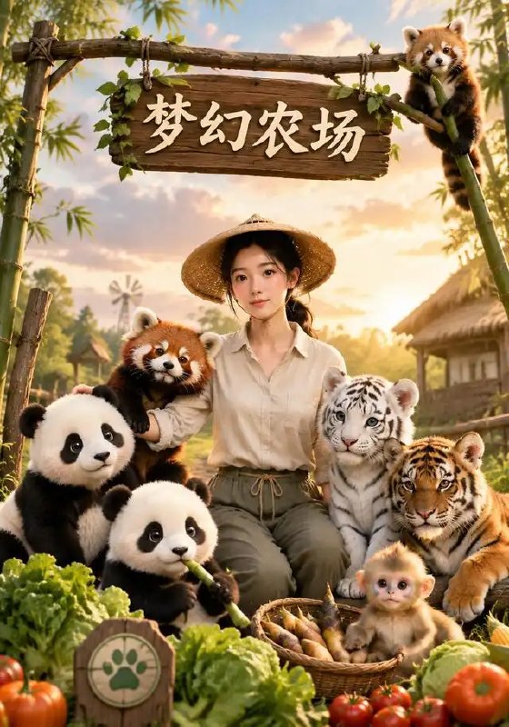 梦幻农场（60集）AI短剧