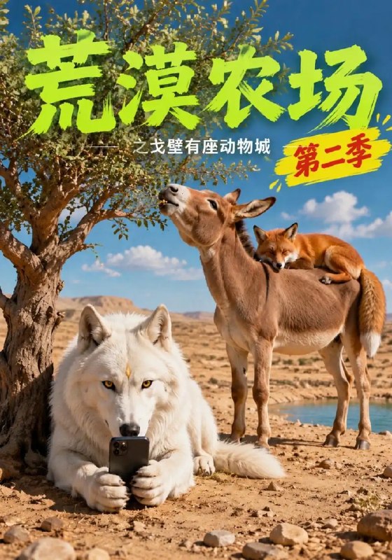 荒漠农场之戈壁有座动物城第二季(151集)AI短剧