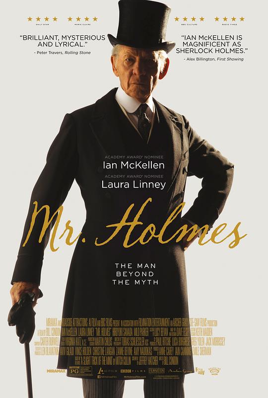 福尔摩斯先生 Mr. Holmes (2015) 1080p 原盘Remux 中文字幕 【26.50GB】已刮削