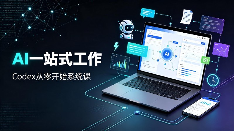 Codex从零开始系统课,让AI帮你一站式工作