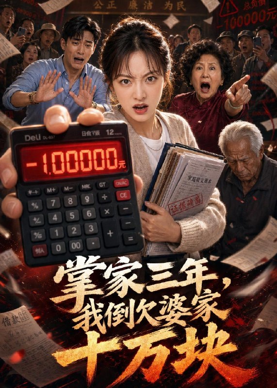 掌家三年我倒欠婆家十万块 (82集) Ai短剧 | 短剧