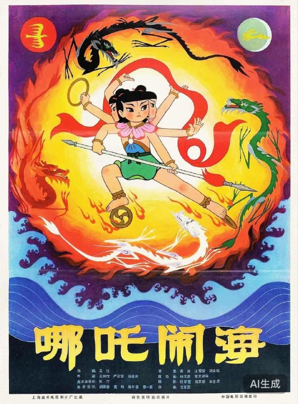 哪吒闹海 1979 4K 9.1分 严定宪/王树忱