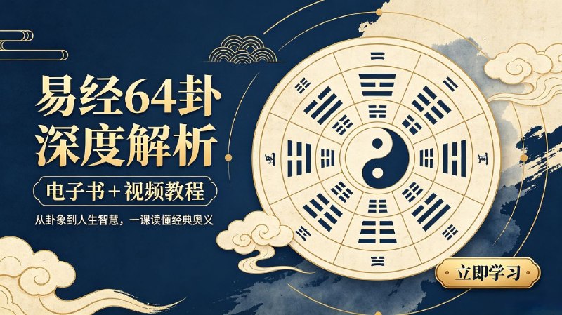 易经64卦深度解析电子书+视频