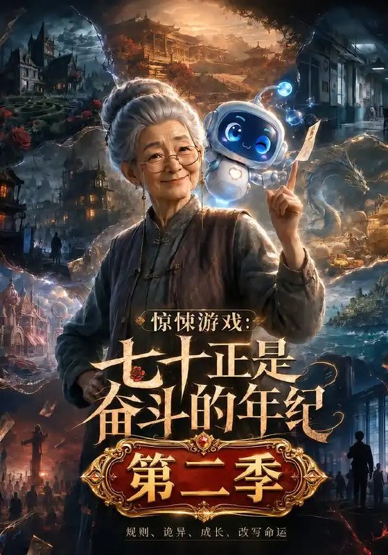 惊悚游戏七十正是奋斗的年纪第二季&惊悚游戏七十正是奋斗的年纪第二季(148集)AI短剧