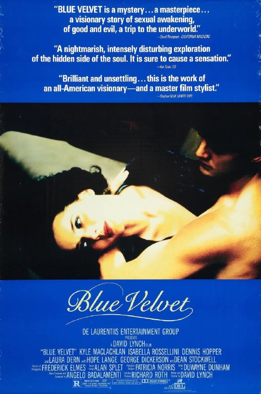 蓝丝绒 Blue Velvet (1986) 4K 超高清 原盘REMUX 中文字幕 杜比视界 HDR10 DoVi H265 DTS-HD MA 5.1
