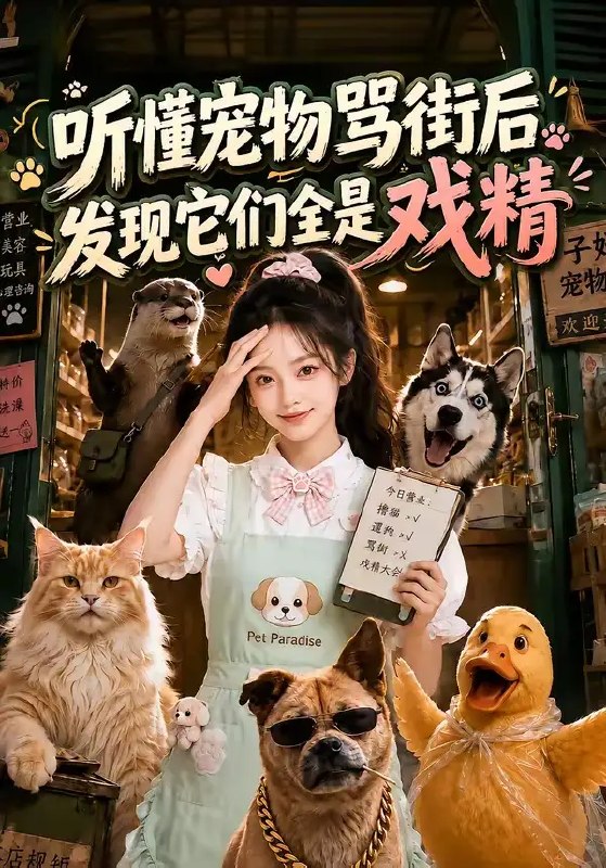 听懂宠物骂街后发现它们全是戏精(74集)AI短剧