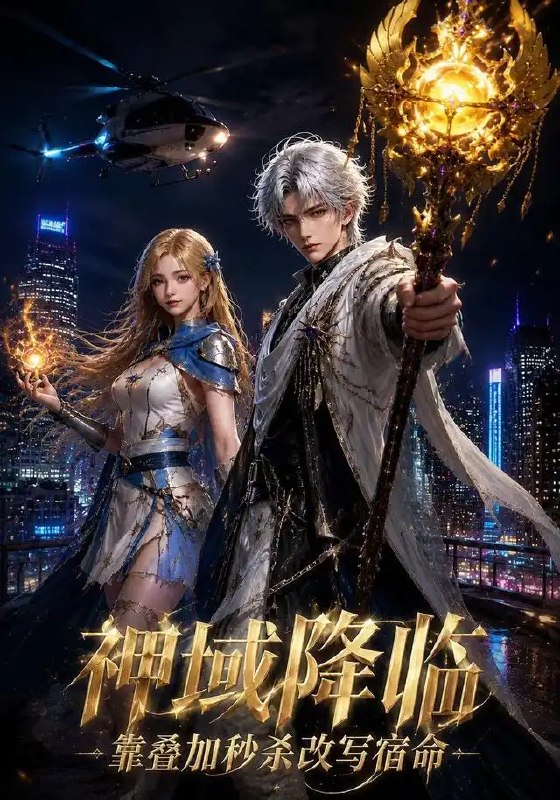神域降临靠叠加秒杀改写宿命(155集)AI短剧