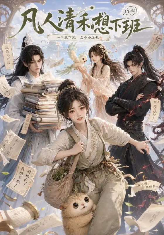 凡人清禾想下班（30集）AI短剧