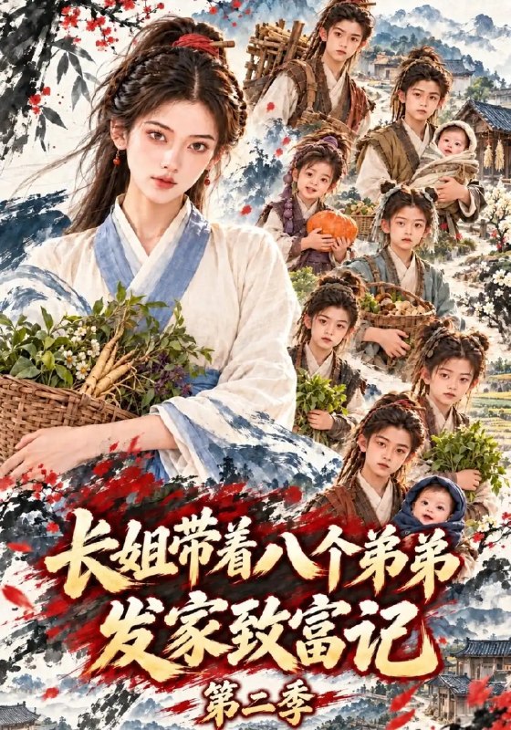 长姐带着八个弟弟发家致富记第二季(125集)AI短剧