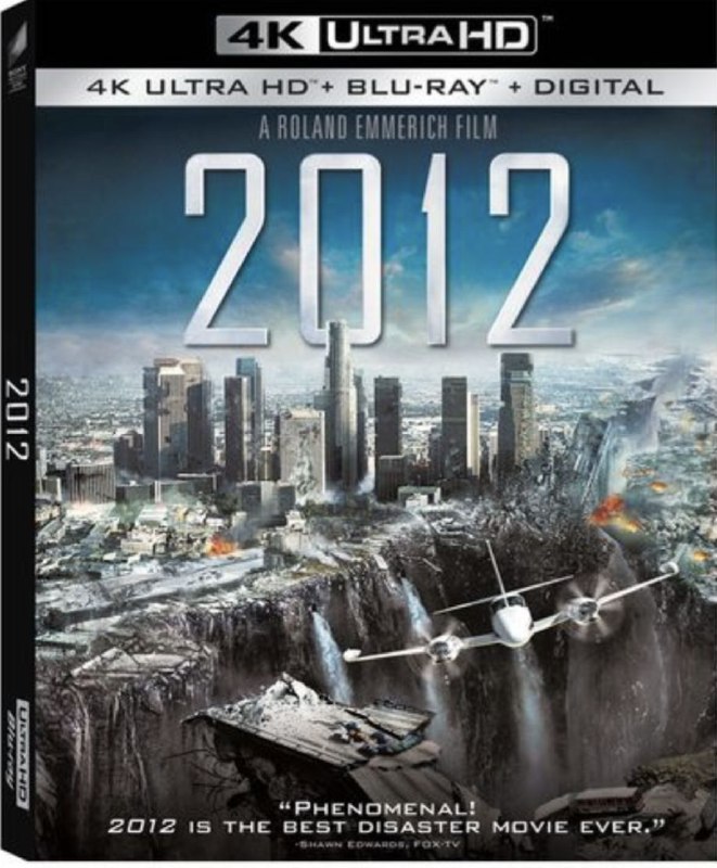 【原盘】2012 (2019) 4K REMUX 中字外挂字幕
