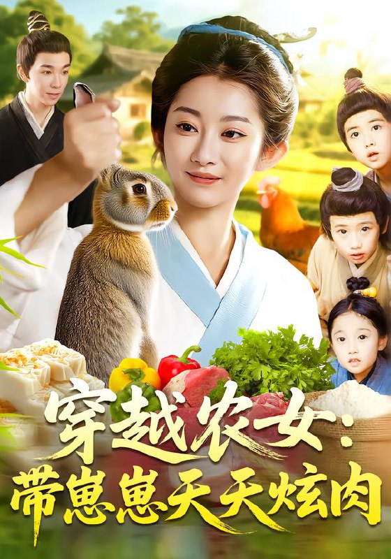 穿越农女带崽崽天天炫肉（100集）胡程耀&崔馨心|短剧